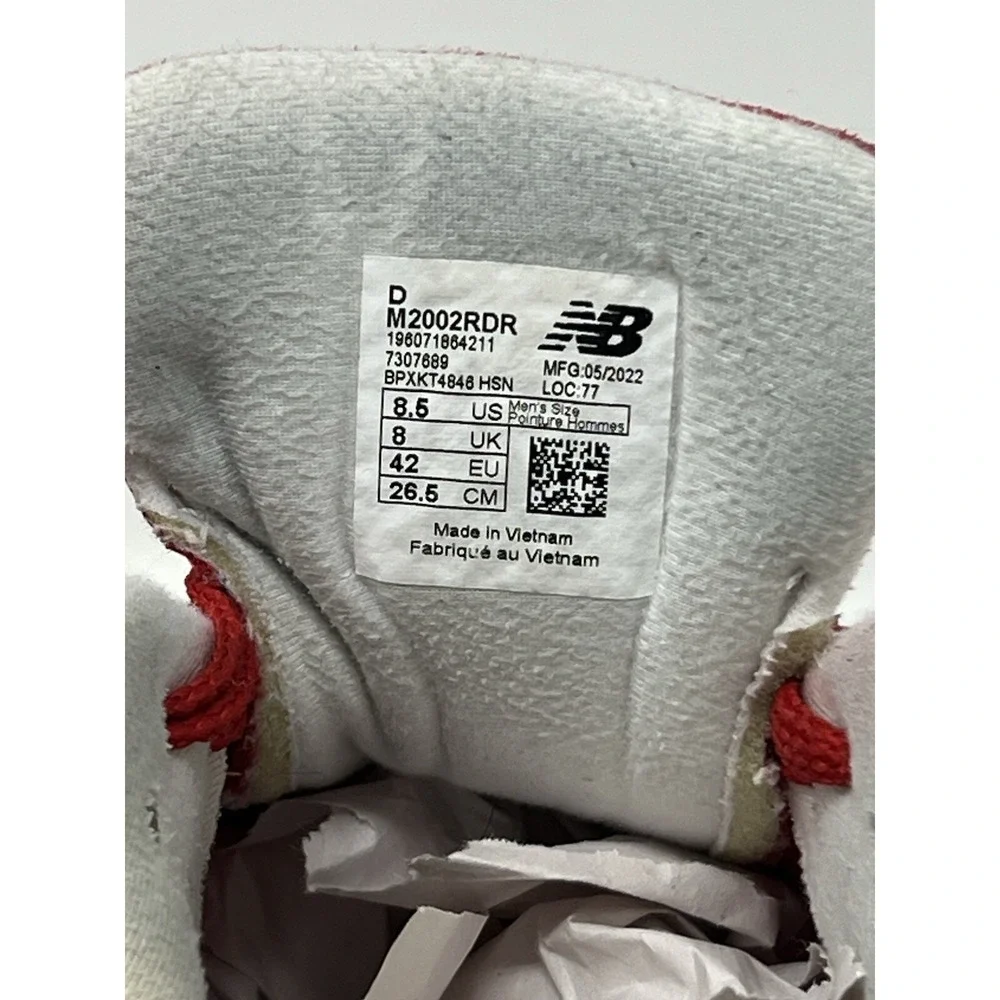 Size 8.5 - New Balance 2002R Team Red